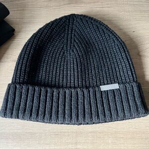 YoungLA Black Knit Beanie